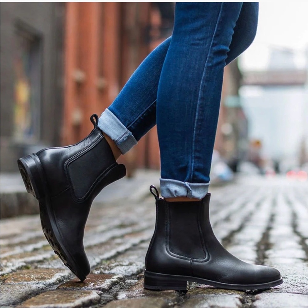 Thursday Boots Black Leather Duchess size 8